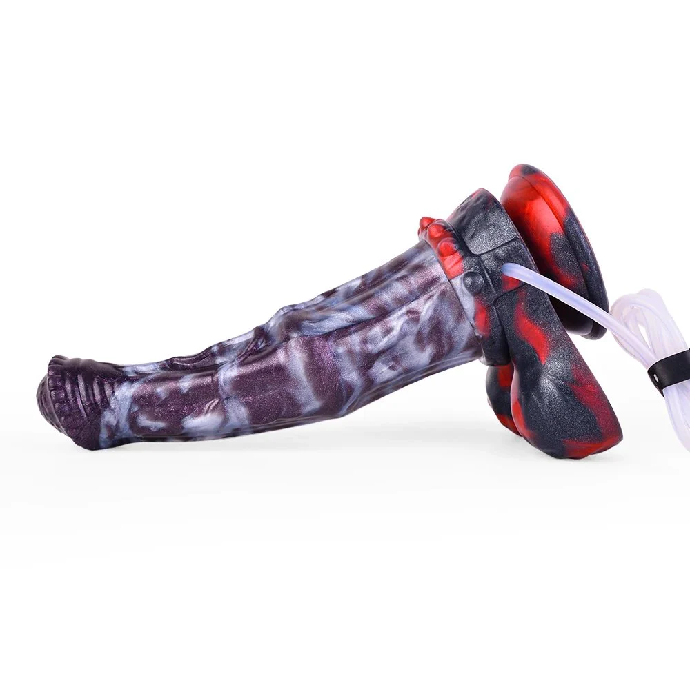 Multi Color Silicone Squirting Horse Dildo Big Animal Squirting Dildo Hands Free Ejaculable Dildo Squirting Cock for Adult