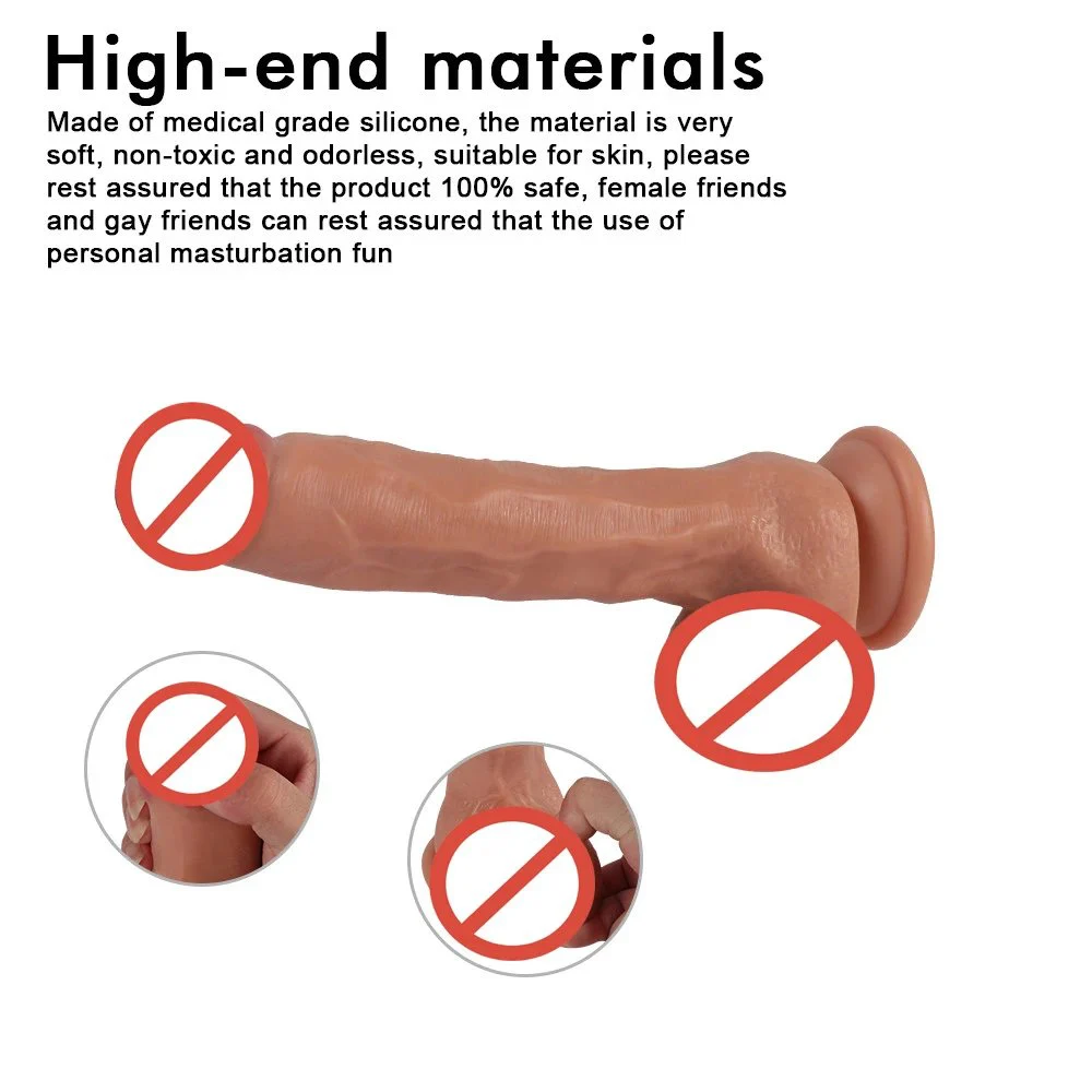 Super Big Realistic Dildo Ejaculation Artificia Penis Pump Enlargement PVC Big Cock Man Sex Toy for Woman