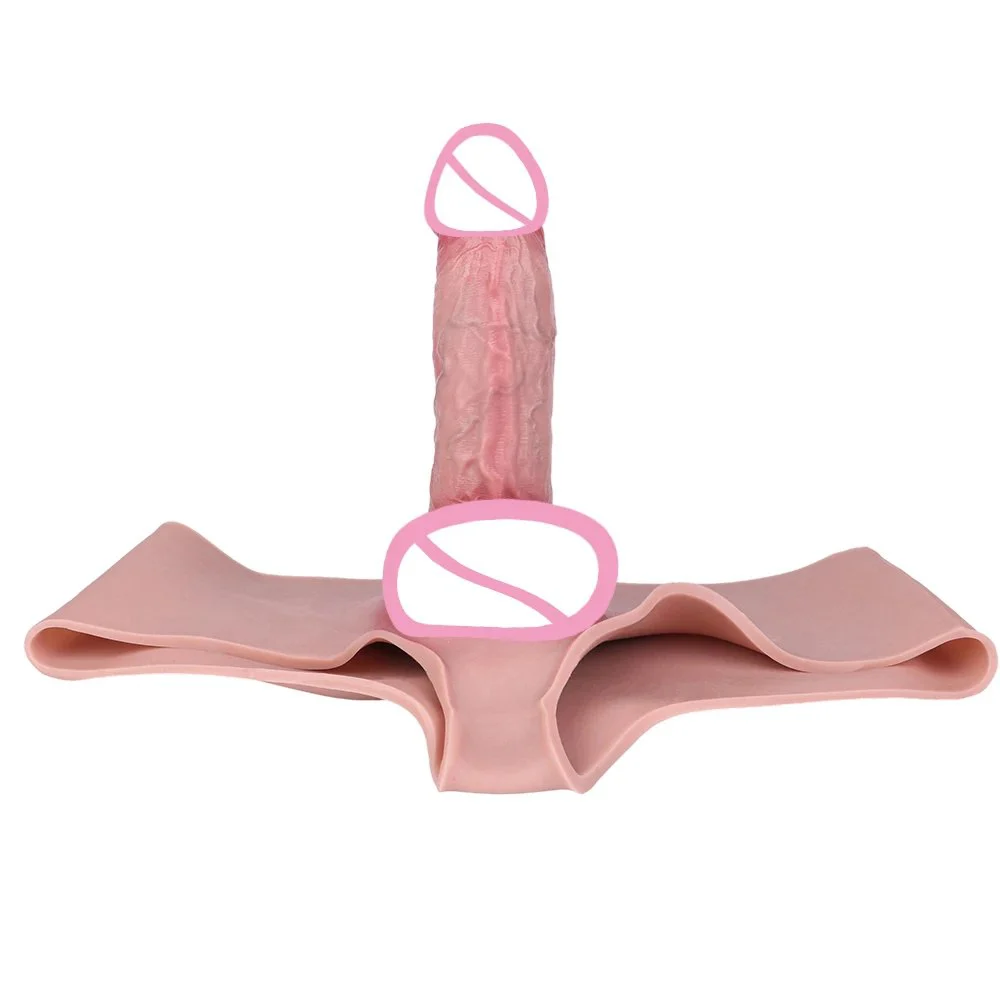 Strap on Hollow Dildo Wearable Underwear Panties Realistic Dildo for Men Gay Adult Game Sex Toys for Lesbian Penis Pants Adult