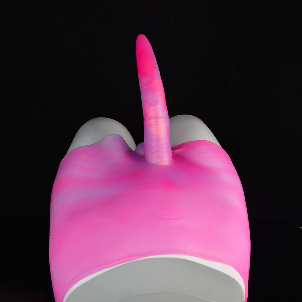 Silicone wearable pants animal lesbian solid silicone leather trousers and women's adult sex toys stretchable