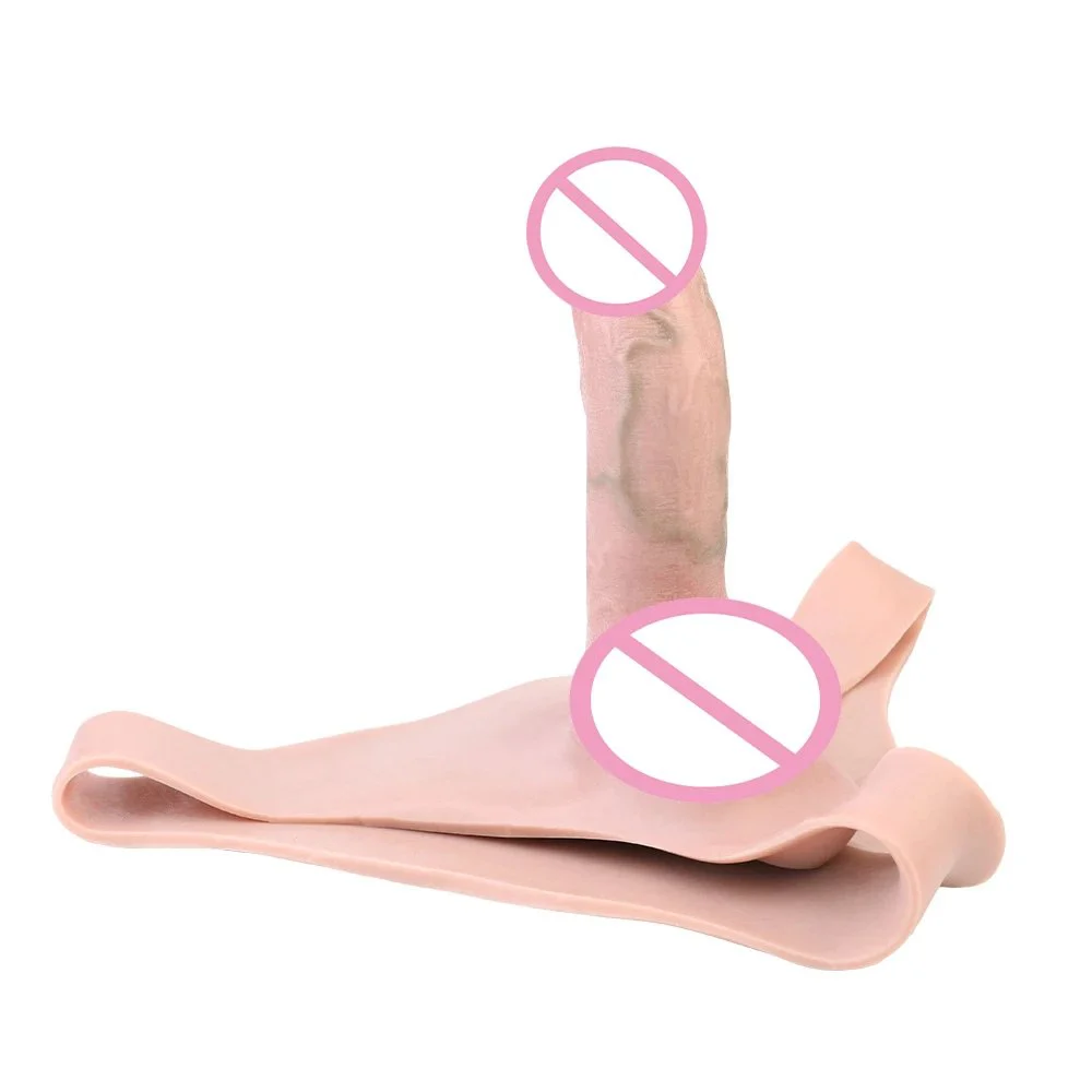 Skin Friendly Strap-on Hollow Penis Realistic Pnis Skin Sex Stimulation Orgsm Sex Toy for Men