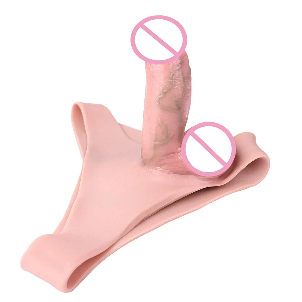 Realistic Big Penis Silicone Wearable Pants Sex Dildo Strap on Dildos Pants for Women Man Lesbian Wearable Adult Sex Toys