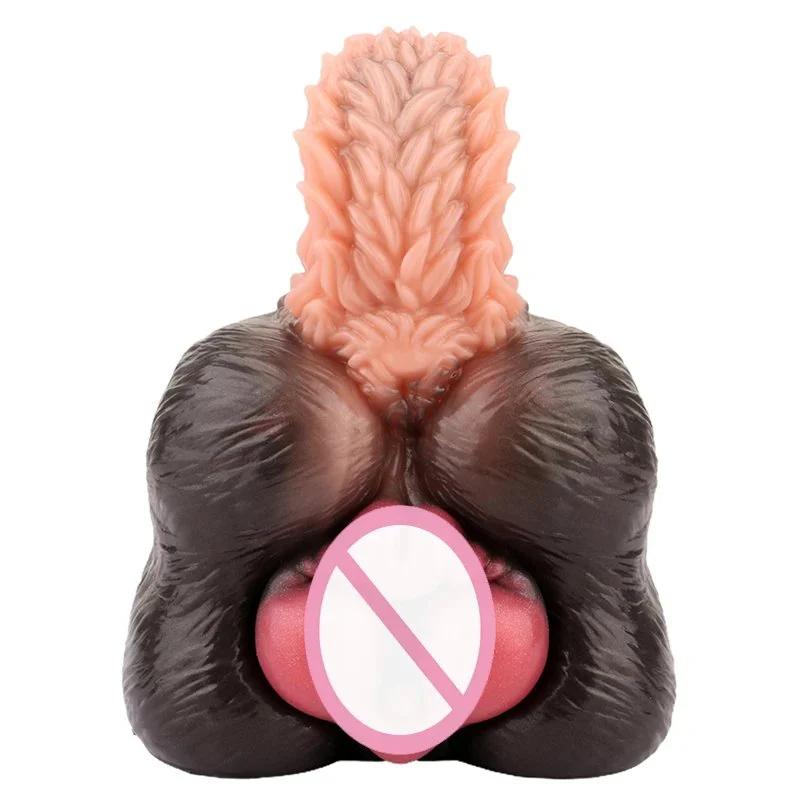 Big Butt Male Masturbator Realistic Vaginal, Pocket Pussy Ass Anal Sex Love Doll Fantasy Dog, Sex Toy for Men Masturbation
