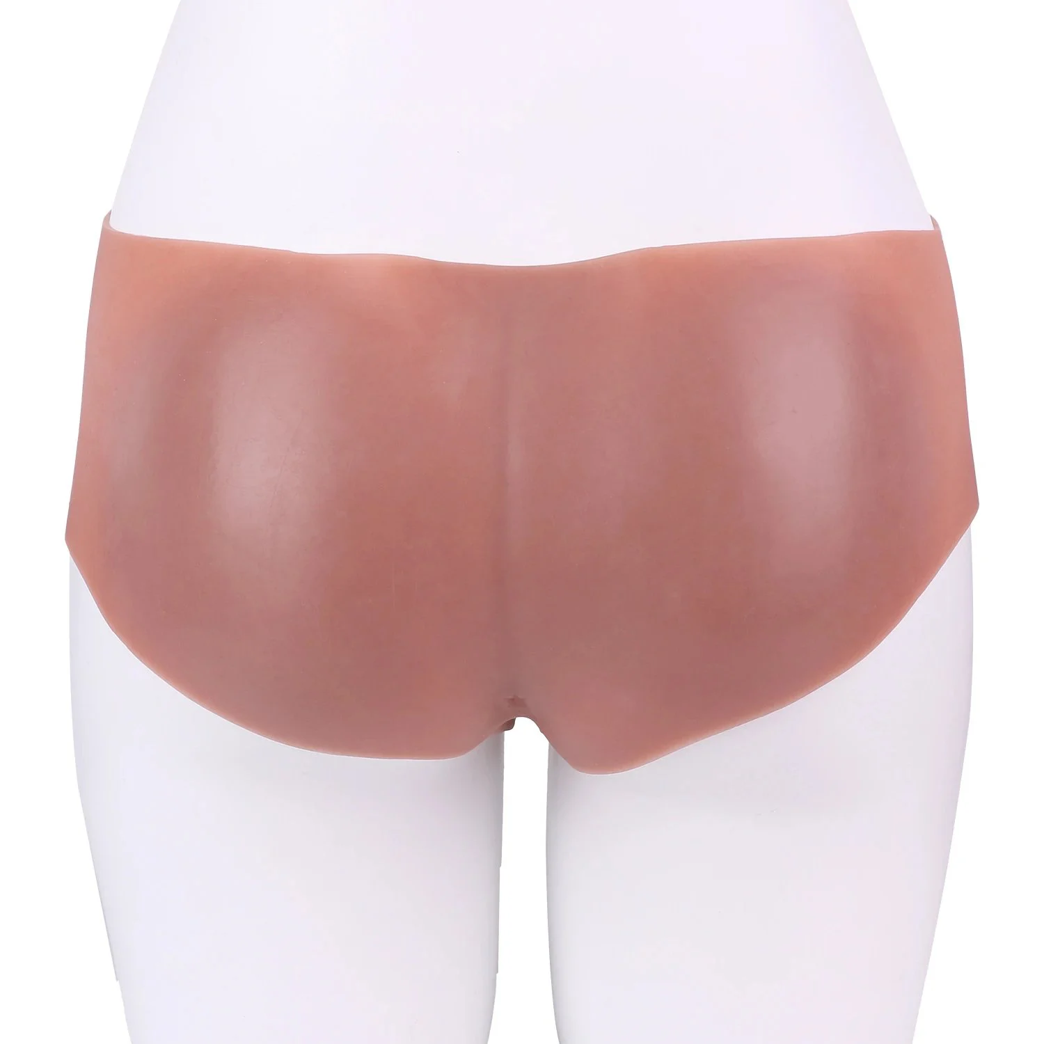 Male Wearable Dildo Leather Pants Safe Silicone Material Hollow Design Effective Penis Enlargement