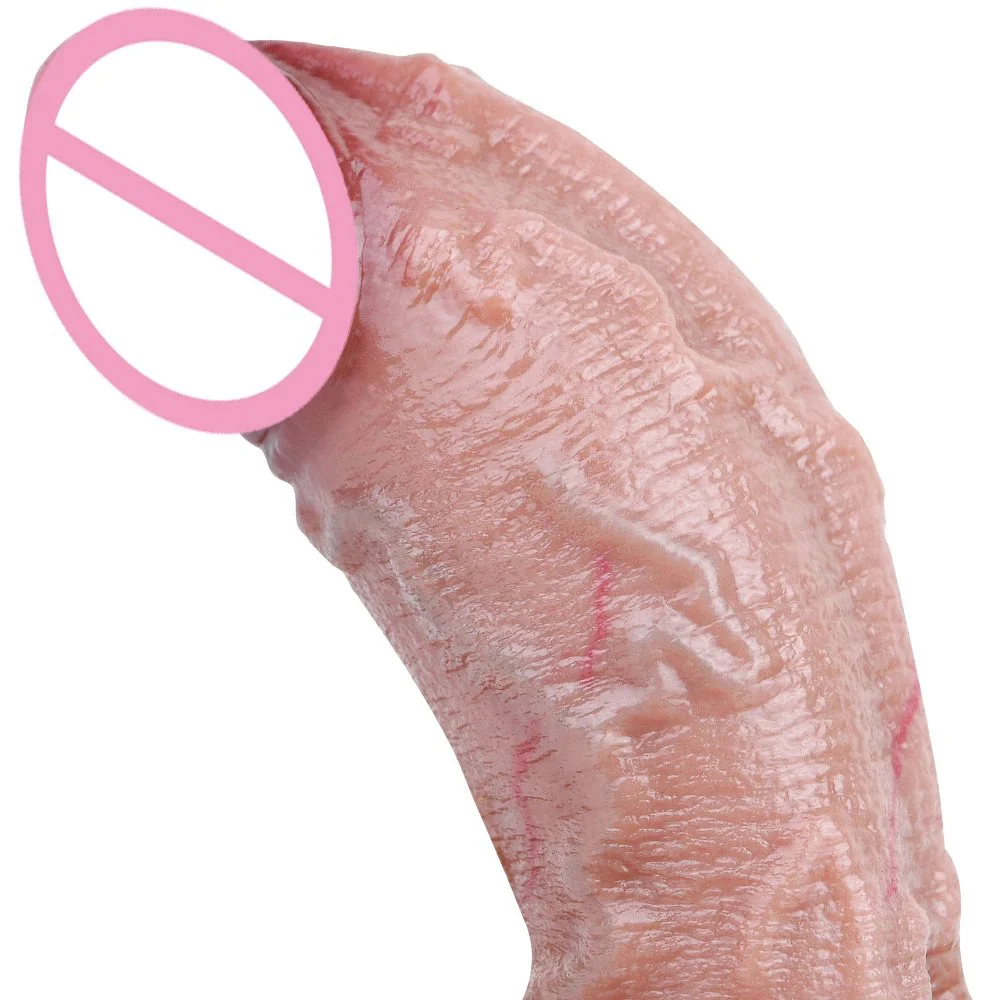 Realistic Hollow Strap-On Dildo Silicone Wearable Dildos Panties Cock Enlarger Sex Toy Reusable Penis Sleeve for Man &lesbian