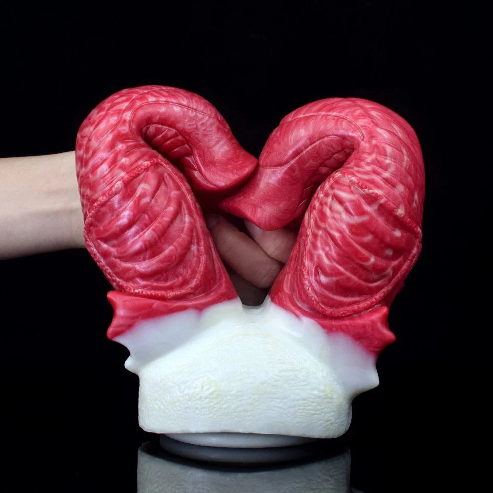 Style Hellfire Color Sex Toy Flexible Monster Big Long Double Ended Dildo for Gay Men Lesbian Women