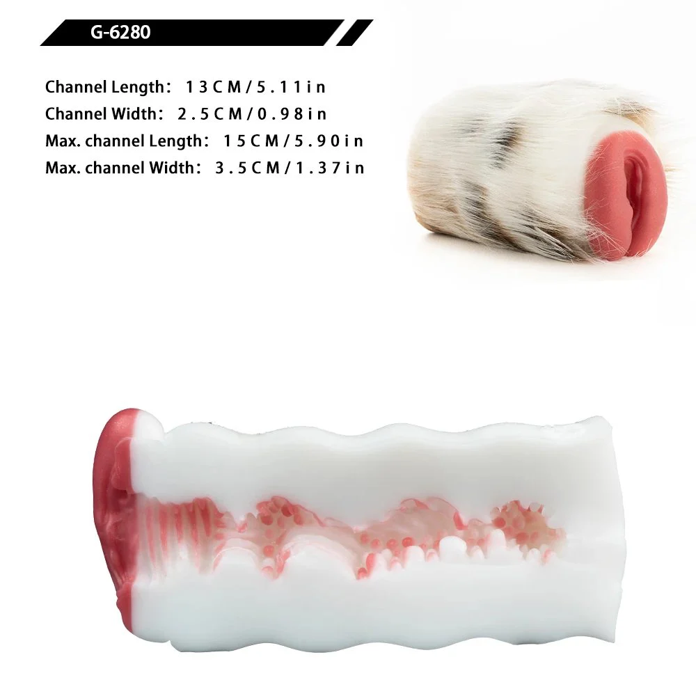 Beast Furry Male Masturbator Sex Simulator Silicone Pocket Pussy Adult Onahole Realistic Vagina Men's Stroker
