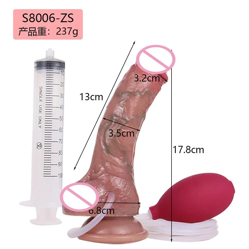 Squirting Dildo Ejaculating Realistic Anal Dildo Anal Sex Toy Strap on Realistic Dildo Suction Cup Cock