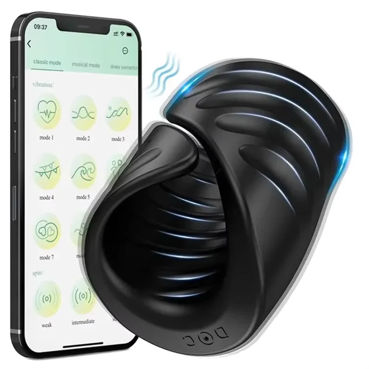9 Modes APP Control Men Penis Training Machine Vibrator Aircraft Cup Male Masturbation Cup