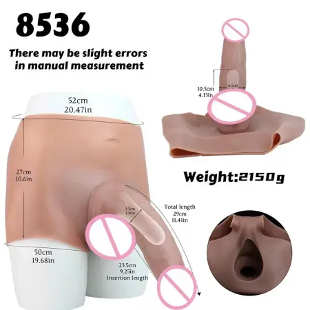 Huge Hollow Dildo Pants High Waist Strap-On Penis Extender for Men Delay Ejaculation Ultra Dildo Custom