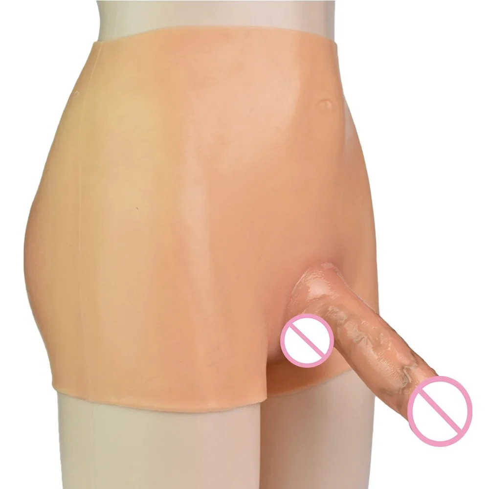 Silicone Wearable Panty Strap on Dildos for Women Artificial Realistic Big Penis Sex Dildo Pants Lesbian Adult Sex Toys
