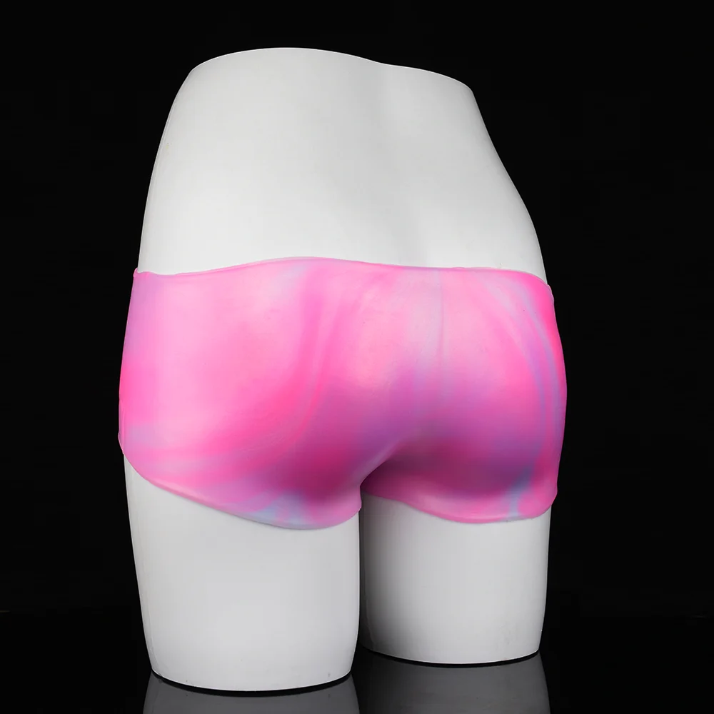 Silicone Pants with Fantasy Dildo Multi-color Strap Penis Anal Plug Stretchable Sex Toys for Women Masturbating