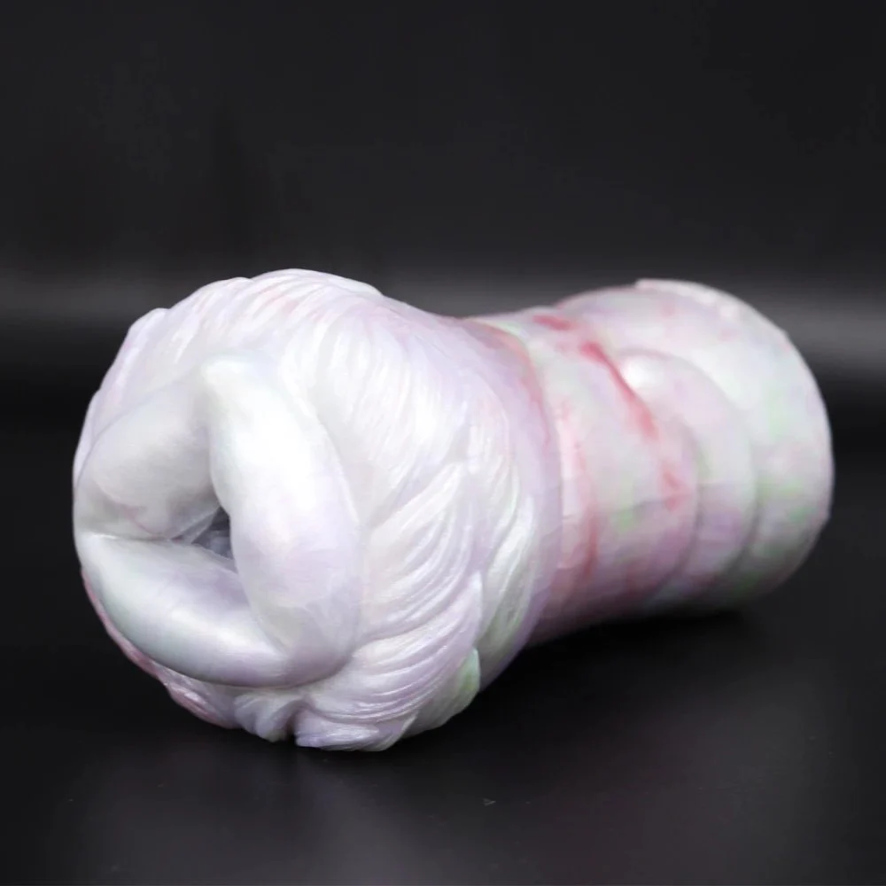6.3 Inch Soft Liquid Silicone Monster Male Masturbation Cup Real Pussy Erotic Adult Sex Toy for Men