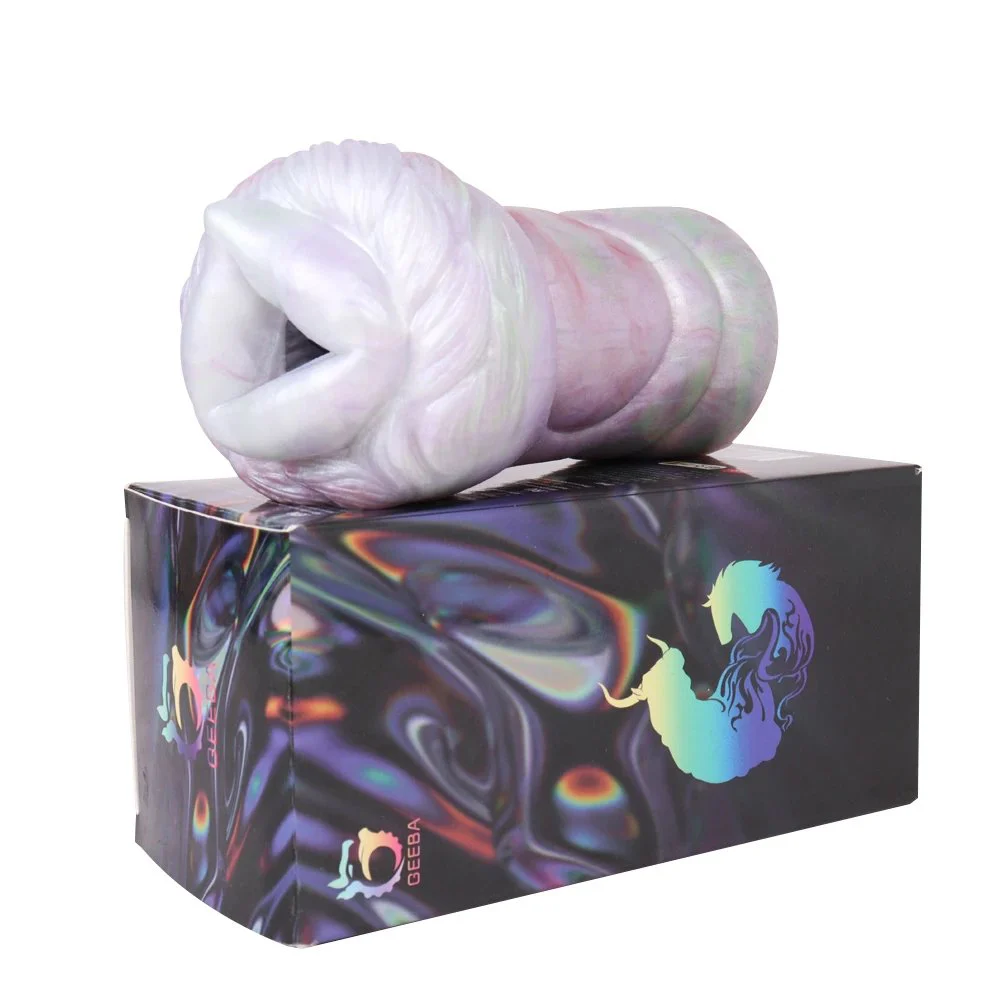 6.3 Inch Soft Liquid Silicone Monster Male Masturbation Cup Real Pussy Erotic Adult Sex Toy for Men