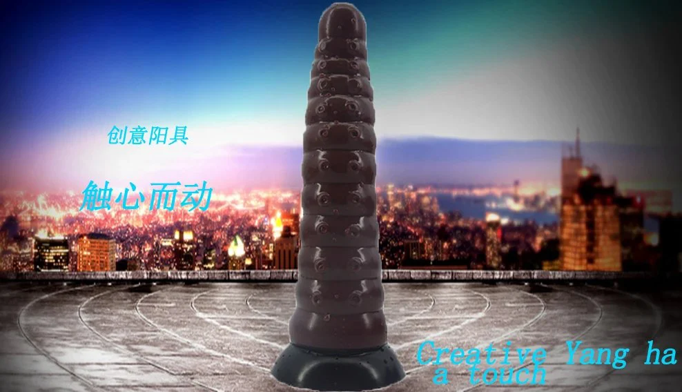 Strong Sense of Friction Enhances Feelings Worn Shape Dildo Anal Plug Softness and Hardness Sex Toy for Women