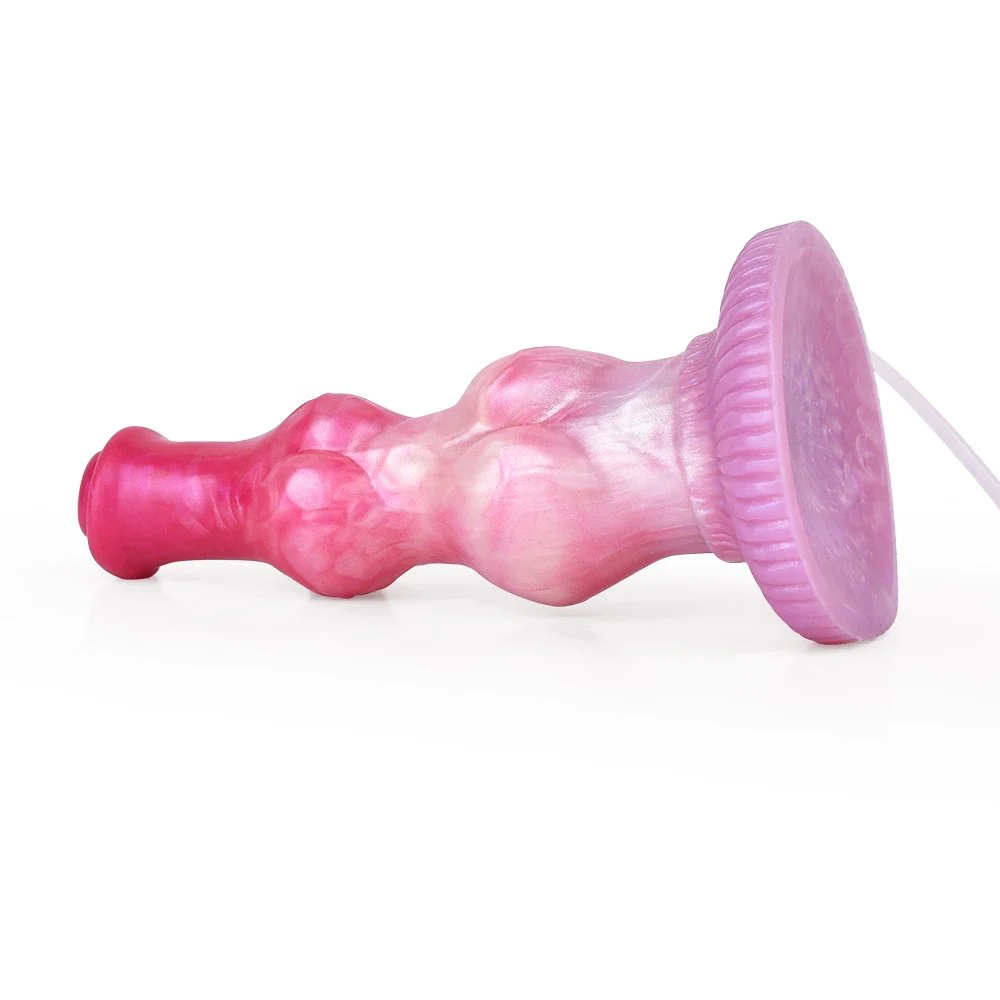 Spray Water Anal Plug Dildo Animal Ejaculating Dildo Realistic Natural Squirting Dog Dildo for Women
