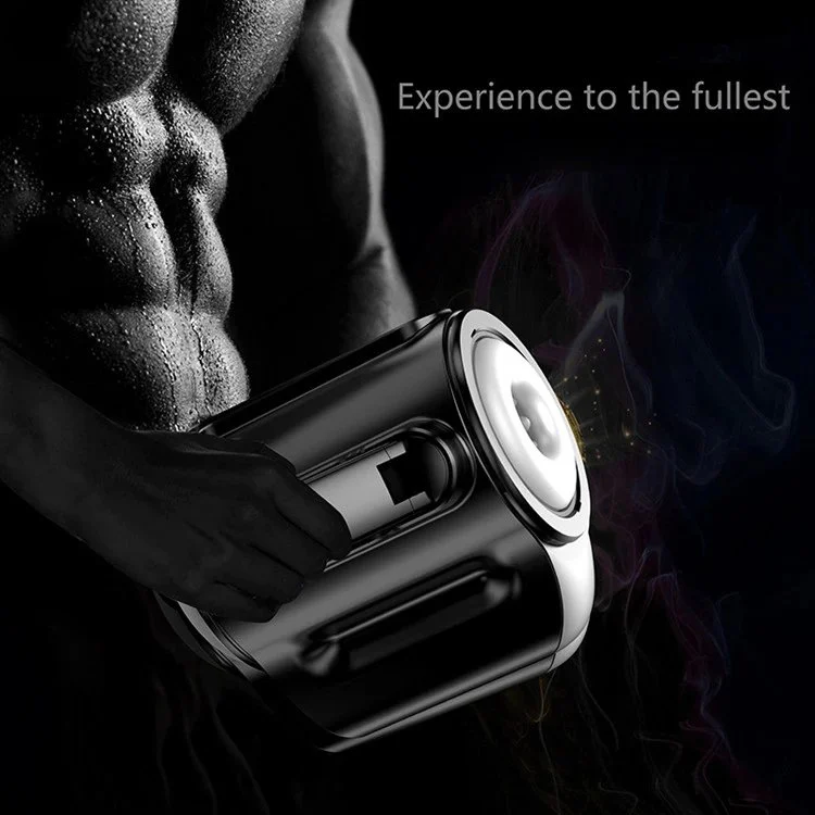 Dual Handle Sucking Male Masturbator Automatic Telescopic Massage Apparatus Sex Toys for Men