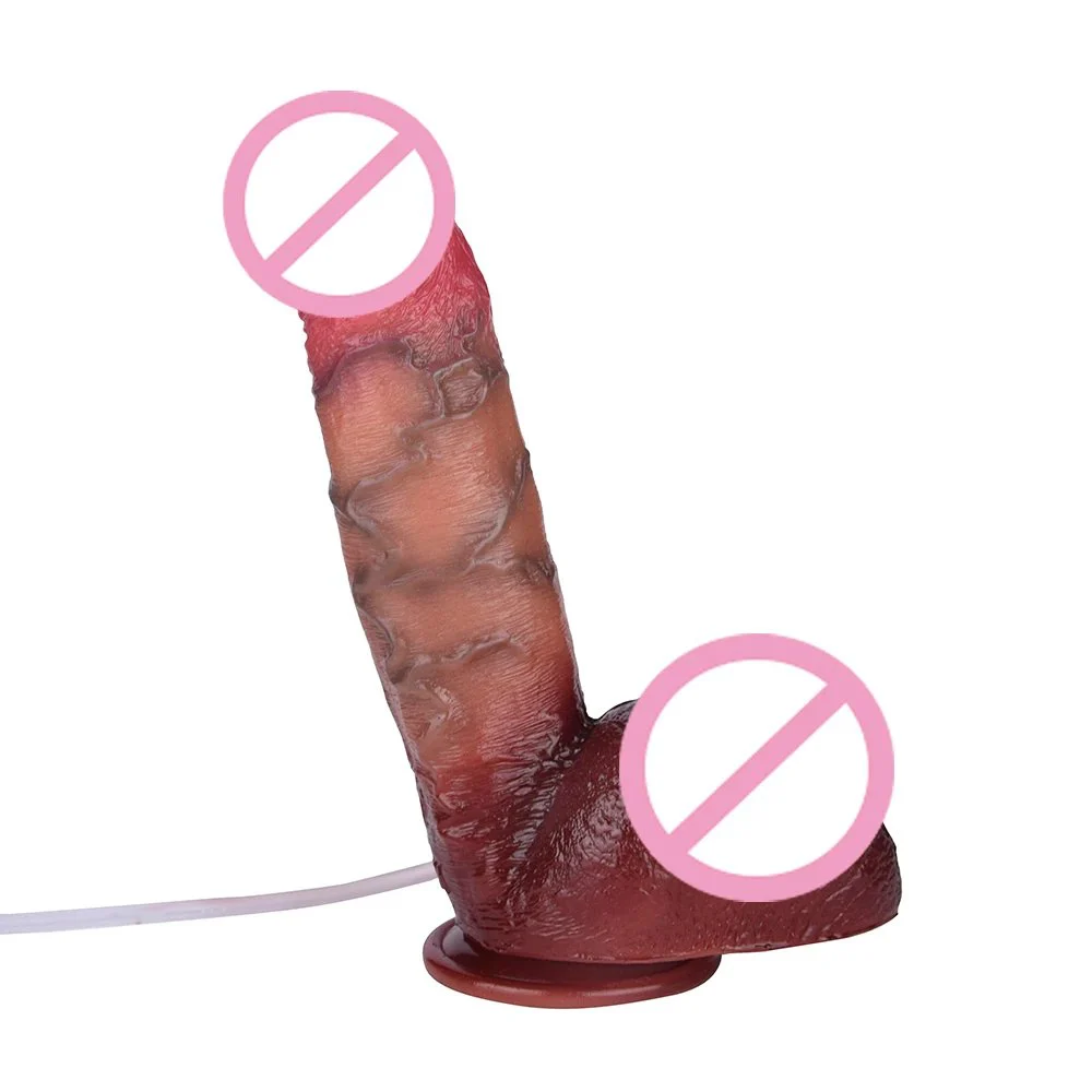 Squirt G-Spot Stimulator Vagina Anal Masturbation Realistic Ejaculation Orgasm High Quality Silicone Dildo Adult Sex Toy