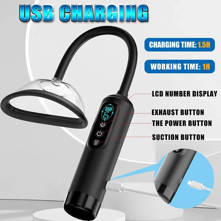 Electric Vacuum Pussy Sucking Massager Breast Massage Vibrator for Women Masturbation