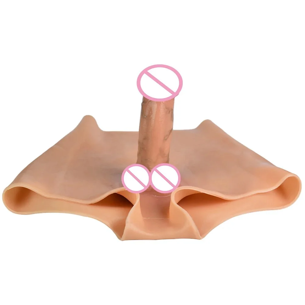Silicone Wearable Panty Strap on Dildos for Women Artificial Realistic Big Penis Sex Dildo Pants Lesbian Adult Sex Toys