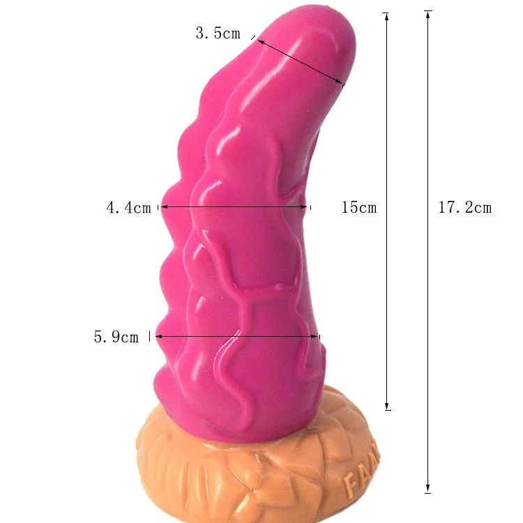 New Unique Design Horn Shape Anal Plug Dildo Love Staying Power Vibrator Masturbation Screw-thread Stimulate Sex Toys