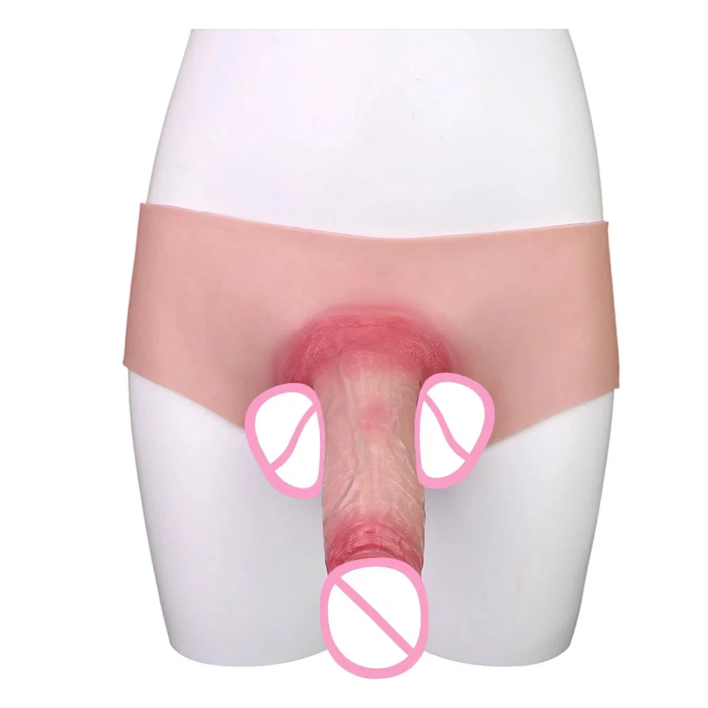 Strap on Hollow Dildo Wearable Underwear Panties Realistic Dildo for Men Gay Adult Game Sex Toys for Lesbian Penis Pants Adult