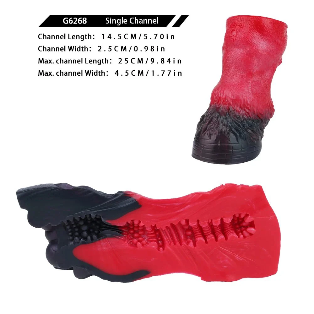6.69in Donkey Male Masturbator Realistic Animal Texture Vagina Manual Silicone Male Masturbation Sleeve Adult Sex Toys