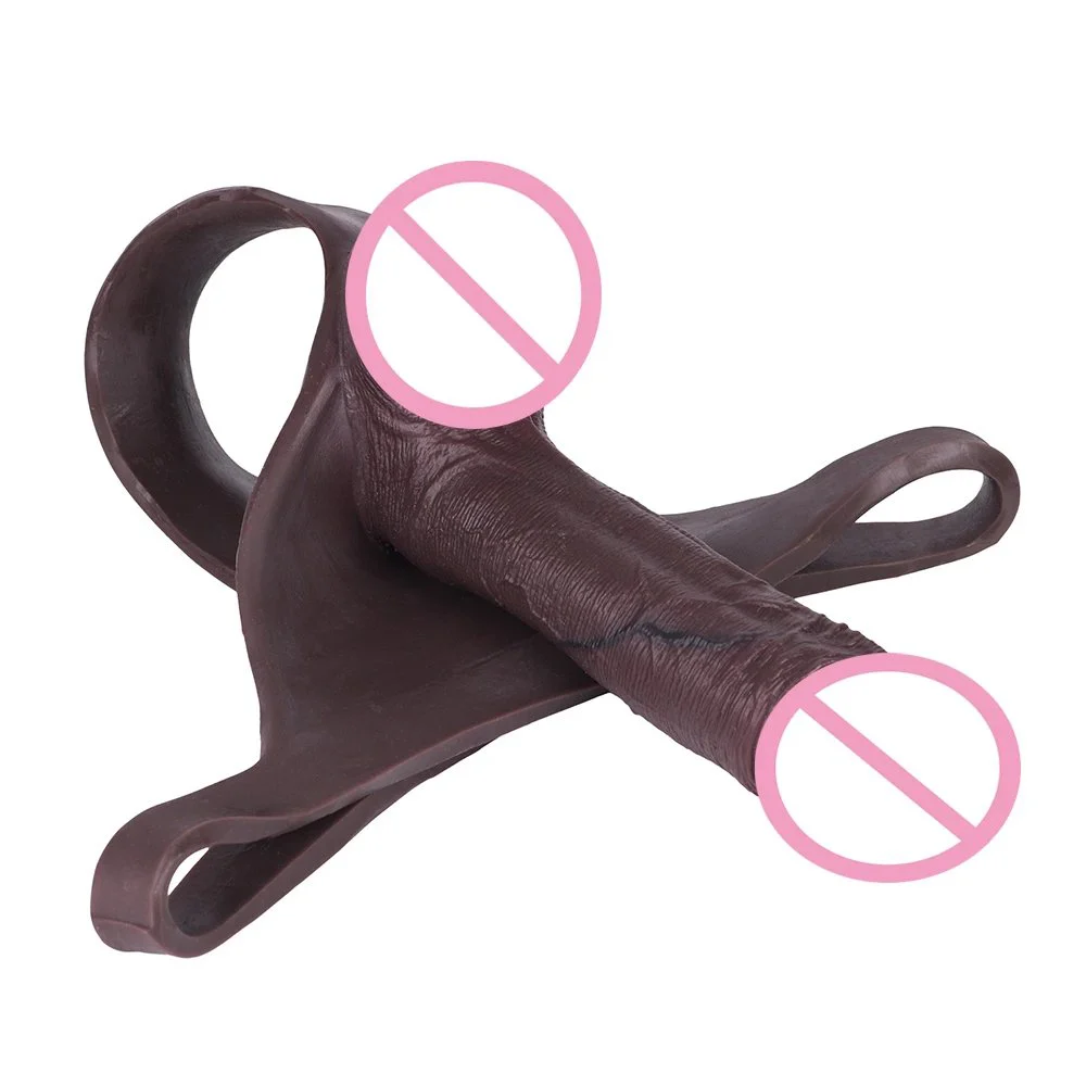 Triangle Soft Silicone Penis Pants for Men Realistic Wearable Dildo Underwear, Sexy Fitted Male Enhancement