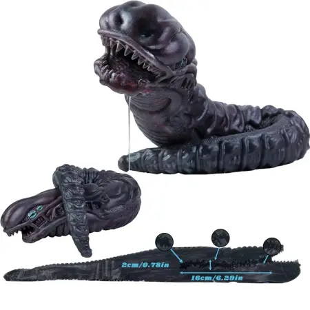 Animal Snake Shape Silicone Male Masturbator Fantasy One Channel Men's Stroker Pocket Pussy Realistic Vagina Man