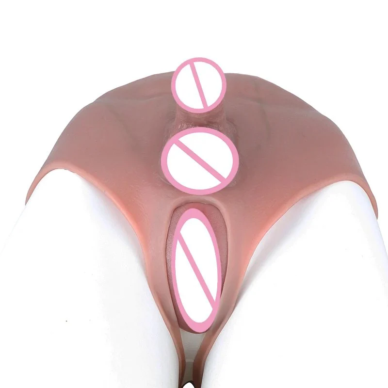 Wearable Dildo Panty Strap on Short Penis Pants With Ultra Realistic Abs Design for FTM Crossdresser Sex Toys