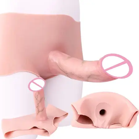 Strap on Realistic Dildo Silicone Penis Sleeve Pants for Men Enlargement for Women Lesbian Sex Toys for Adult