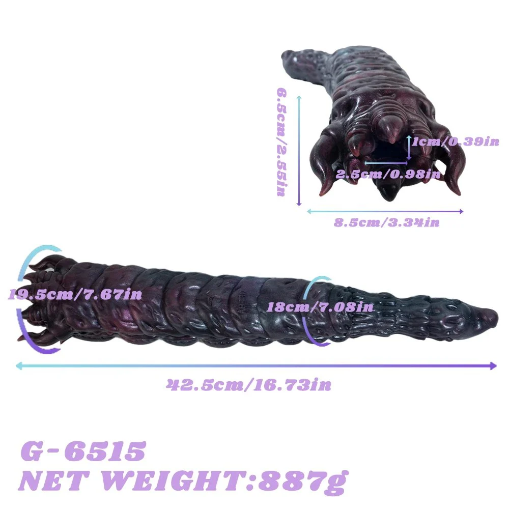 Alien Animal Shape Male Masturbator Length 42.5cm Single Channel Men Stroker Adult Sex Toys Realistic Pocket Pussy