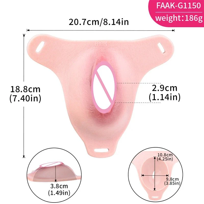 Wearable Simulated Vaginal Patch Medical-grade Silicone Sex Toys Are Suitable for Transgender Individuals