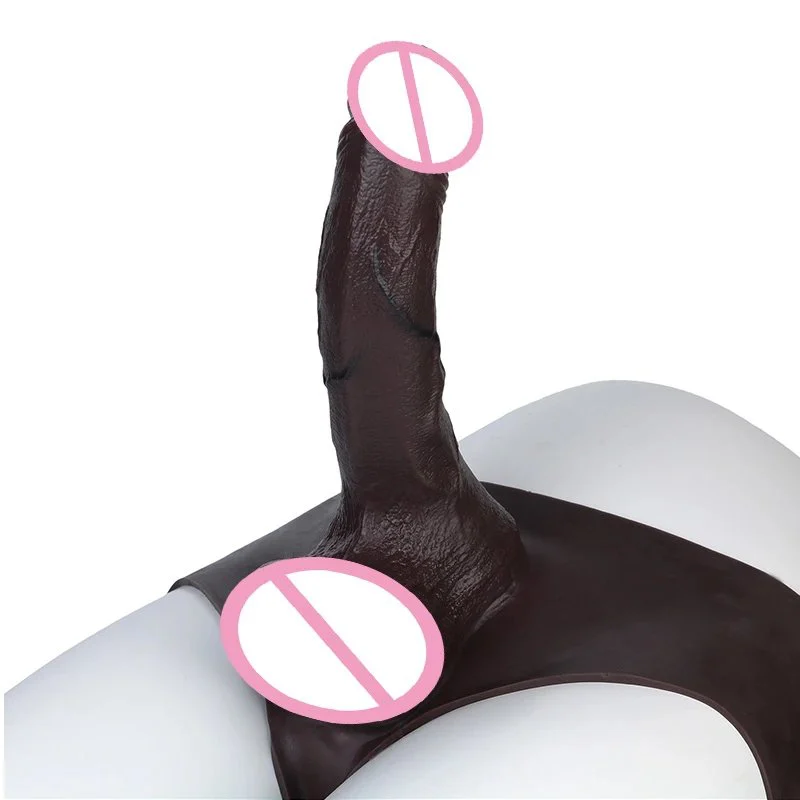 Strap-on Hollow Penis Extended-Length Penis Sleeve - Obsidian Black Model Male Enhancement Realistic Penis Sleeve