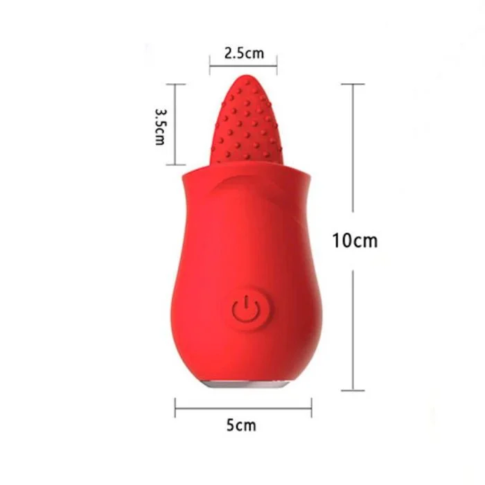 10 Strong Tongue-Shaped Vibrator Massage Female Sex Toys