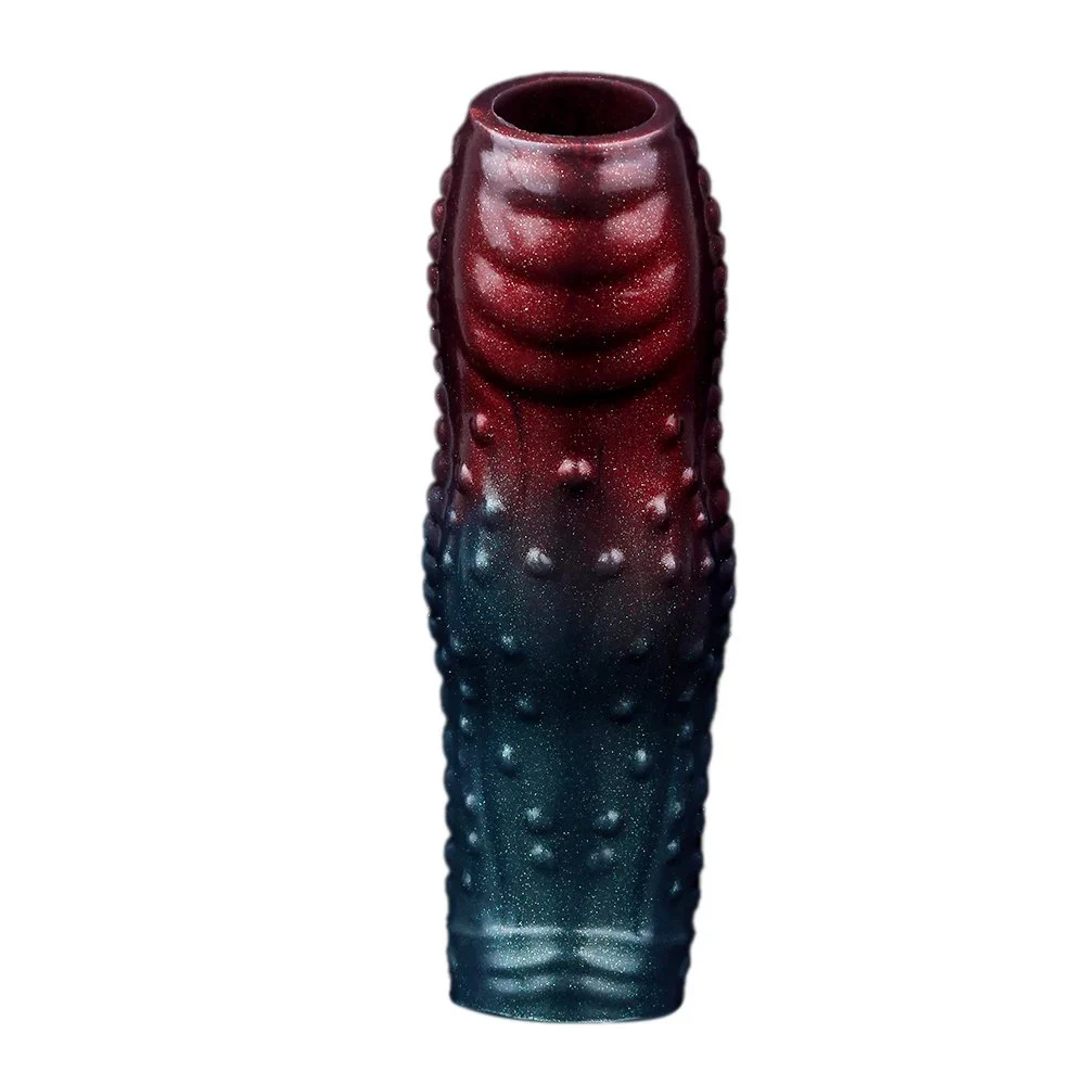 6.6inch XL Monster Penis Sleeve Cock Sleeve with Cock Ring Male Enlargement Penis Delay Ejaculation Reusable Silicone Sex Toy