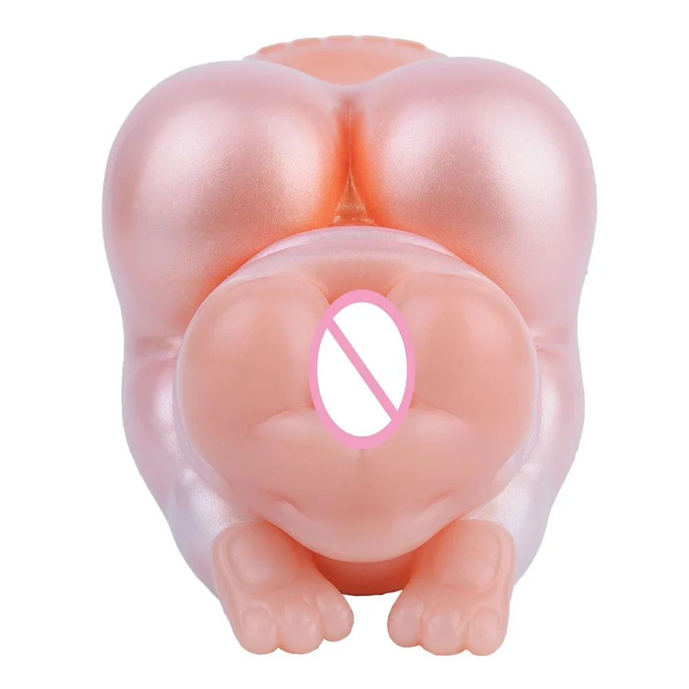 Animal Butt Shaped Male Masturbator Soft Realistic Cup for Intense Solo Play OEM Adult Toys