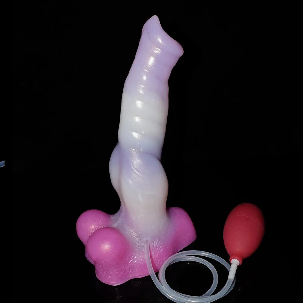 Squirting Dildo Lifelike Werewolf King Cock Size Big Sex Toys Ejaculating Dildo for Lesbian Handjob Massager with Suction Cup