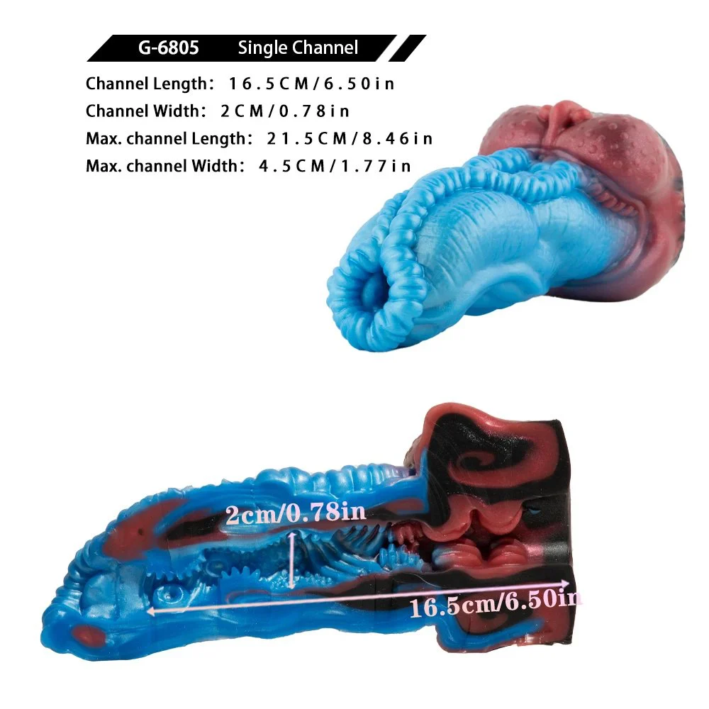 Animal Series Tiger Mouth Silicone Masturbator for Men Handheld Design Made with Medical-Grade Silicone Realistic Experience