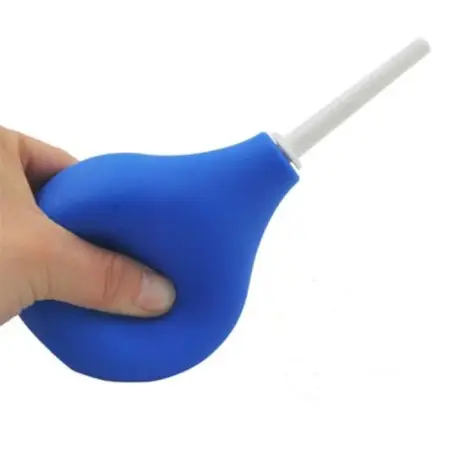 Enema Bulb 220ml Enema Shower Cleaning Medical Materials Silicone for Anal Anus Enema Enema Pump