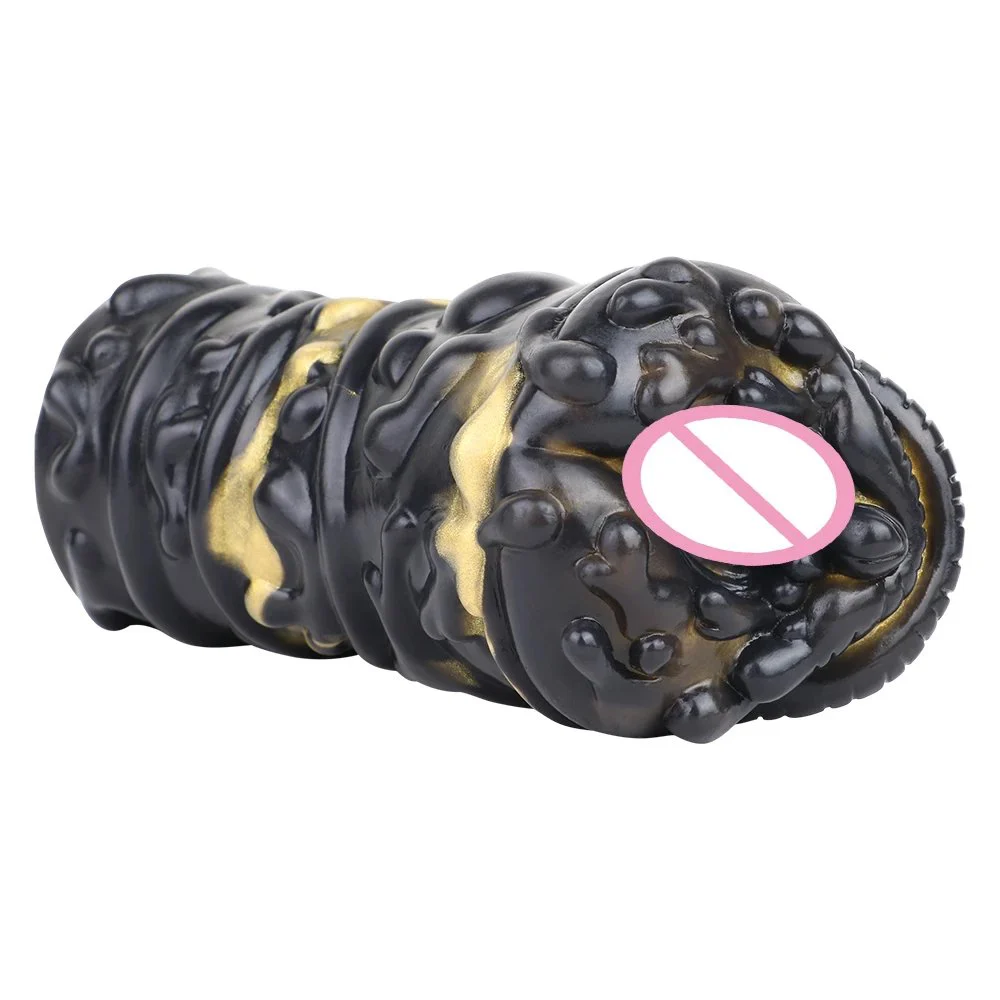 Fantasy Male Masturbator Silicone Masturbation Cup Realistic Vagina Pocket Pussy Dual Channel Sex Toys for Men for Men 18+
