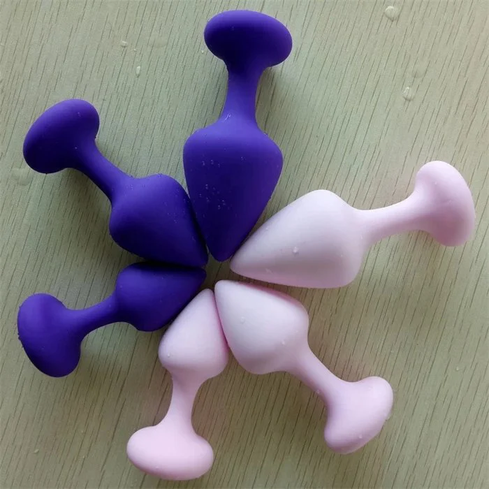 3pcs Silicone Anal Plug Set Adult Sex Toys for Women Men Couples-Anal Dildo & Beads for Anal Masturbation