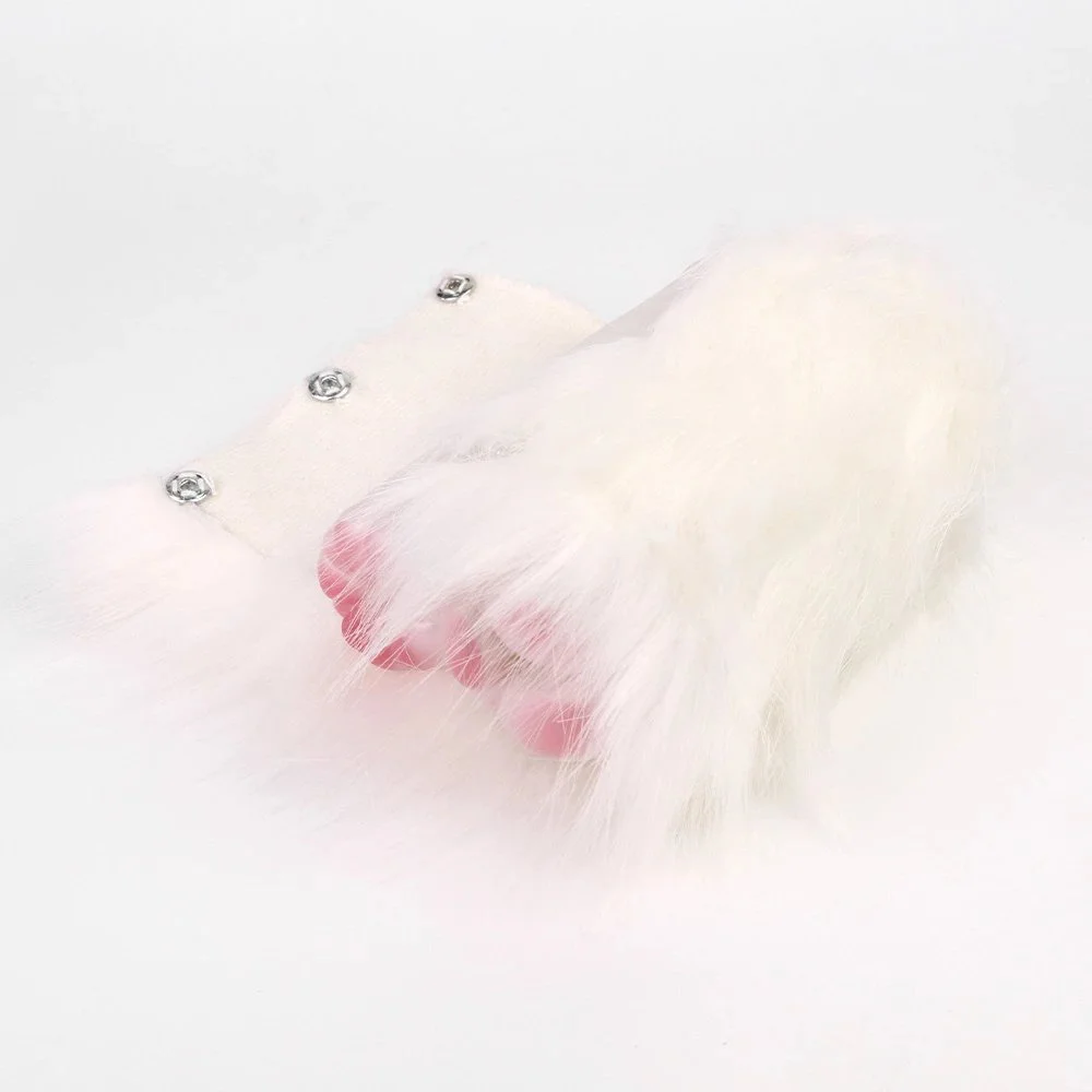 Fantasy Male Masturbation With Artificial Fur 3 in 1 Soft Silicone Sex Toys Animal Vagina Pocket Pussy All-access Channel
