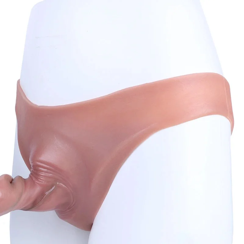 Realistic Strap on Hollow Dildo for Men Penis Dildo Sleeve Realistic Textured Cock Enlarger Extension Sex Toy for Couple