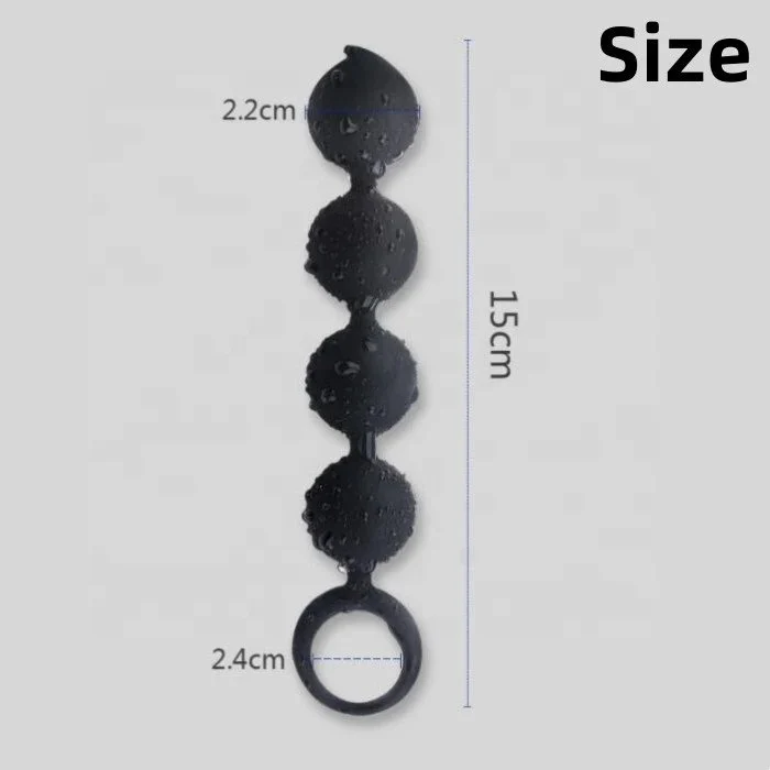 Adult Anal Sex Toys 4 Beads for Couple's Enjoyment