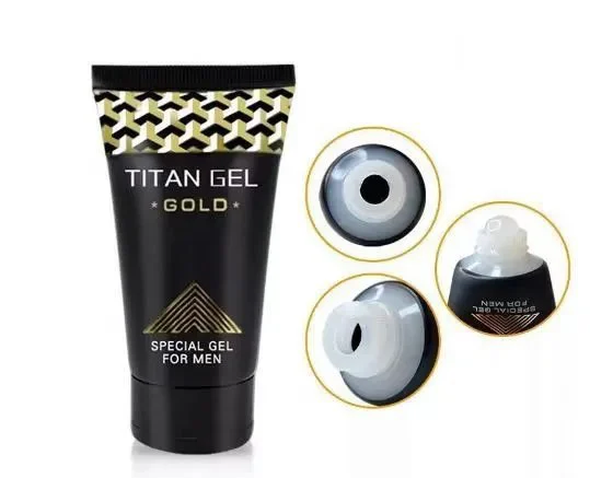Male Private Care 50ML Penis Massage Gel Titan Repair Cream Red Titan Gel Gold Russia