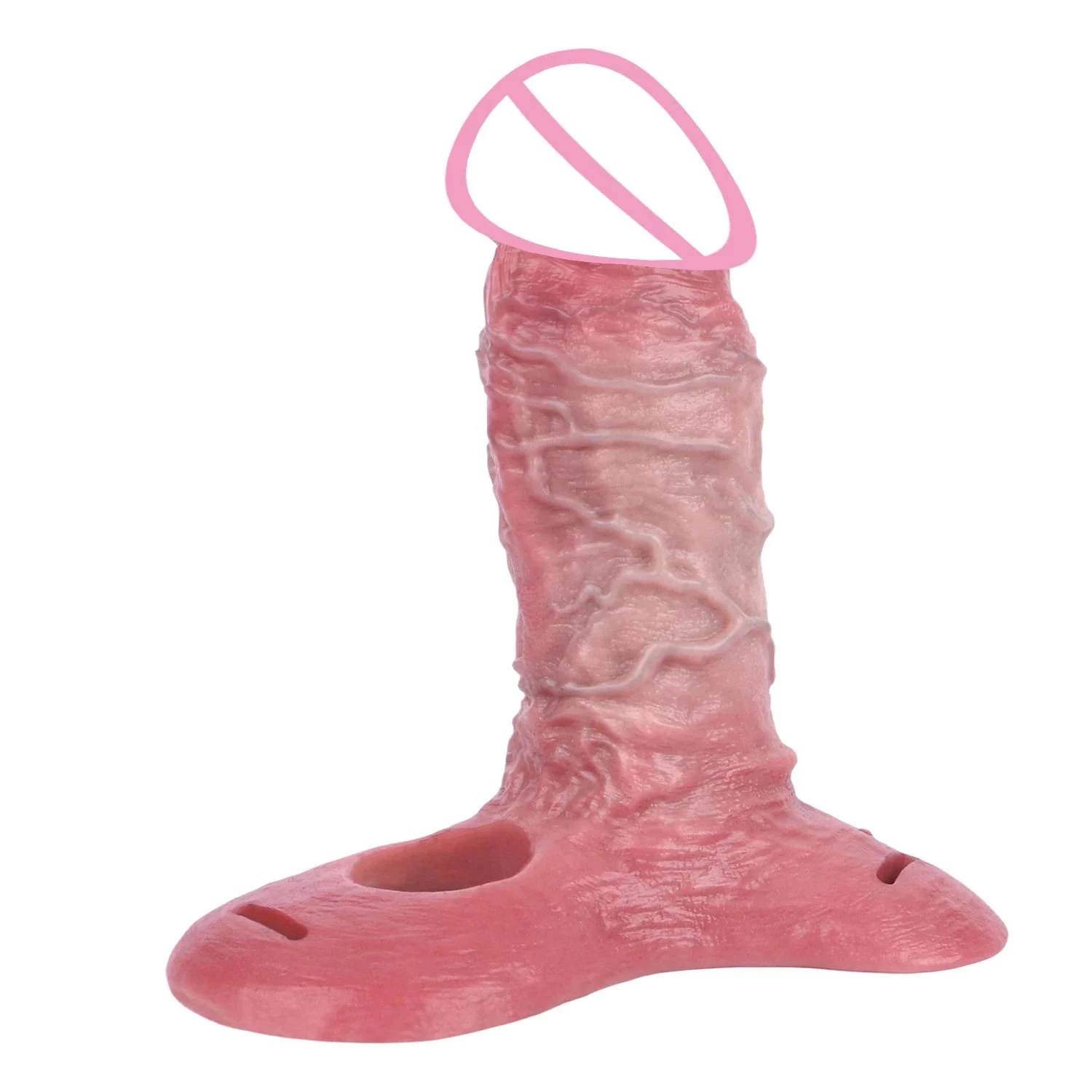 Penis Sleeve Available in Two Sizes Silicone Penis and Sleeve Suitable for Both Men and Women Realistic Sensation