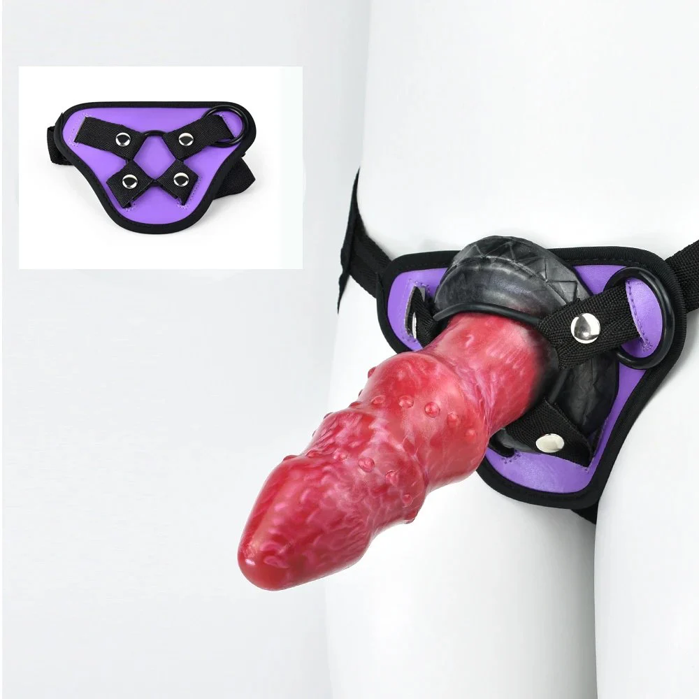 New Style Huge 19.5cm Monster Realistic Liquid Silicone Dildo With Belt Strap on Penis Sex Toys Lesbian