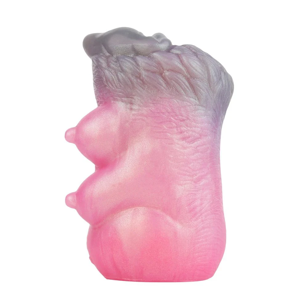 Fantasy Monster Dragon Beast Masturbation Cup Polarized Gold World Soft Silicone Sex Double Hole Male Adult Toys