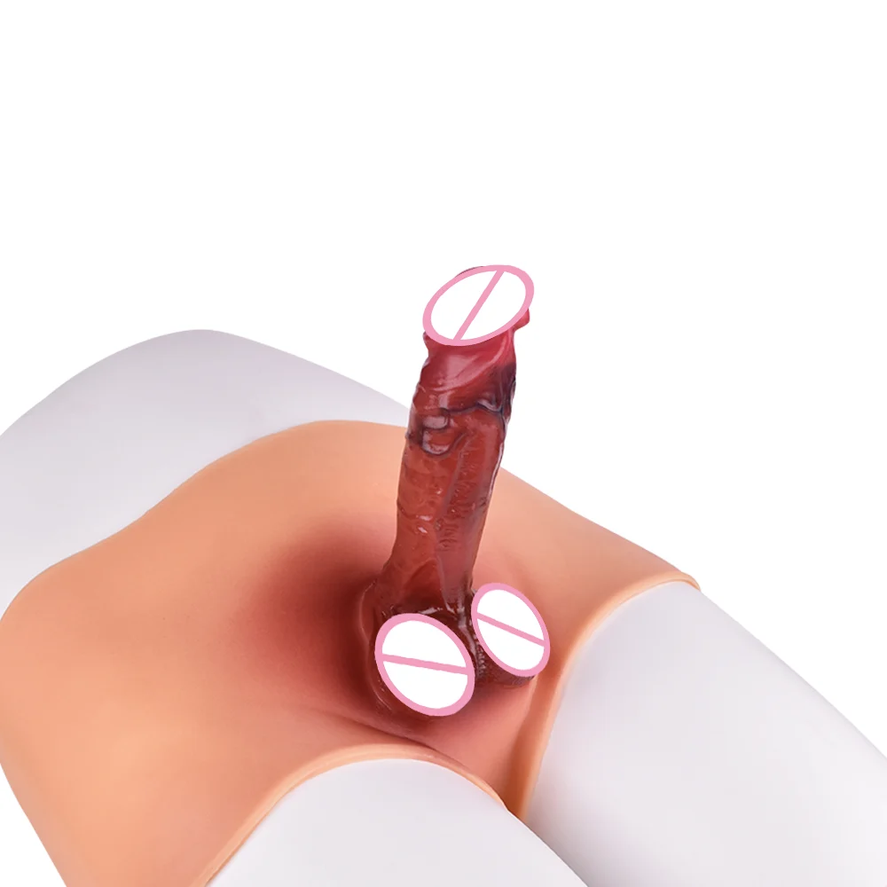 Realistic Strap on Dildos Female Panties Dildo Wears Solid Body Pants for Women Wears Silicone Trousers G-spot Dildo